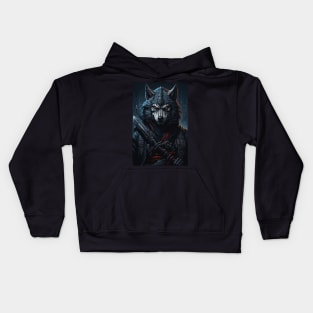 Ninja Wolf Kids Hoodie